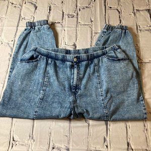 Wild Fable Plus Size Acid Wash Boyfriend Denim Joggers - Size 3X